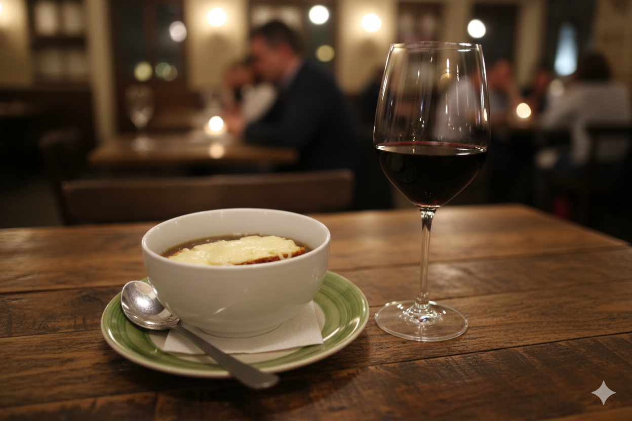 Soupe à l'oignon — Bistrot 76